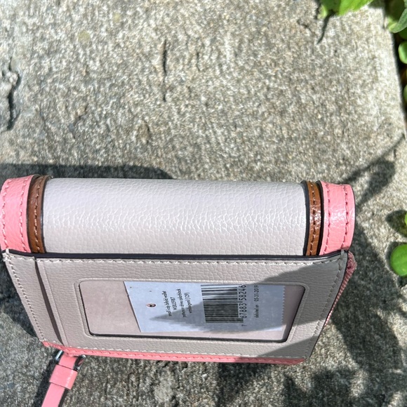Kate spade Pink Cream Patterson Drive Colorblock Small L-Zip Bifold Wallet - Picture 9 of 13